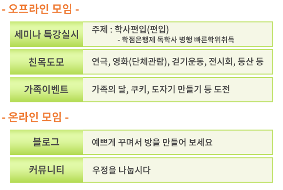 모임 테이블